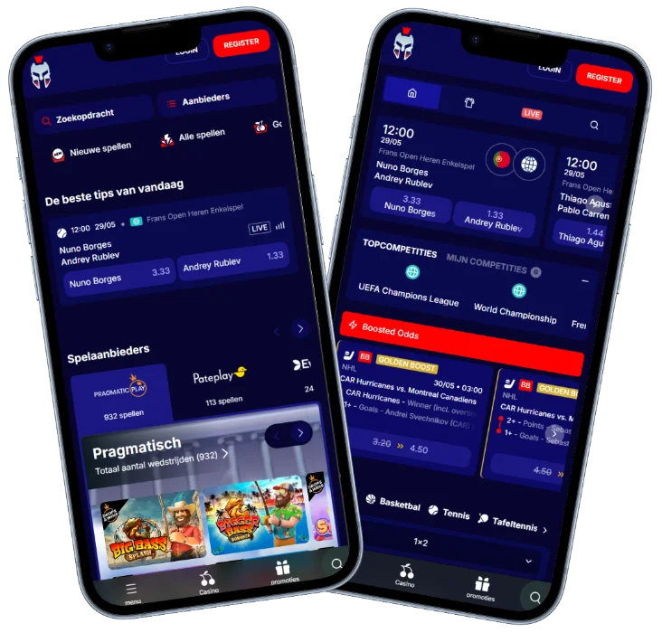 GladiatorsBet Casino Mobiele versie